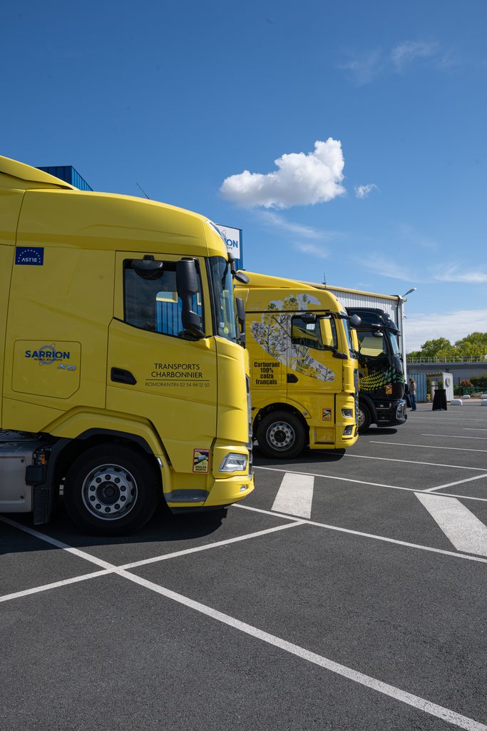 Camion électrique des Transports Charbonnier