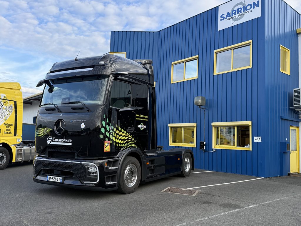 lectrification poids lourds chez Transports Charbonnier